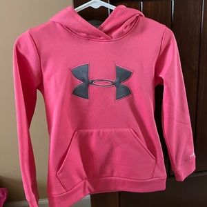 Girls Pink Under Armour Sweatshirt Size Youth XS